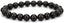 Natural Black Shungite Gemstone 8mm Round Beads Stretch Bracelet 7inch Unisex