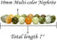Angelstones Natural Multi-Color Nephrite Genuine Semi-Precious Gemstones Healing 10mm Beaded Stretch Bracelet 7inch Unisex