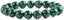 Angelstones Natural AAA Malachite Gemstone 10mm Round Beads Stretch Bracelet 7 Inch Unisex