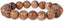 Natural Picture Jasper Gemstone 10mm Round Beads Stretch Bracelet 7inch Unisex