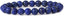 Natural Matt Lapis Lazuli Gemstone 8mm Round Beads Stretch Bracelet 7 Inch