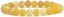 Yellow Weathered Agate Gemstone 8mm Round Beads Stretch Bracelet 7inch