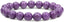 Angelstones Natural A Grade Lavendar Phosphosiderite Gemstones Healing 10mm Round Beads Elastic Stretch Beaded Bracelet 7inch Unisex