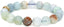 Angelstones Natural Multicolor Aquamarine Genuine Semi-Precious Gemstones Healing 10mm Beaded Stretch Bracelet 7inch Unisex