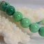 Natural Green Chrysoprase Gemstone 8mm Round Beads Stretch Bracelet 7inch Unisex