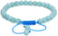 Natural Blue Amazonite Gemstone 6mm Round Beads Adjustable Bracelet 7inch Unisex