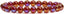 Multicolor Plated Red Agate Gem Semi Precious Gemstone 8mm Ball Beads Stretch Bracelet 7inch Unisex