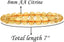 Natural AA Citrine Gemstone 8mm Round Beads Stretch Bracelet 7inch Unisex ¡­