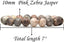 Angelstones Natural Pink Zebra Jasper Genuine Semi-Precious Gemstones Healing 10mm Beaded Stretch Bracelet 7inch Unisex