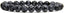 Natural Snowflake Obsidian Gemstone 8mm Round Beads Stretch Bracelet 7inch