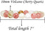 Angelstones Synthetic Volcano Cherry Quartz Genuine Semi-Precious Gemstones Healing 10mm Beaded Stretch Bracelet 7inch Unisex