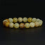Angelstones Natural Yellow Opal Gemstone 10mm Round Beads Stretch Bracelet 7 Inch Unisex