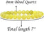 Natural Blood Quartz Gemstone 8mm Round Beads Stretch Bracelet 7inch Unisex