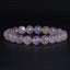 Aqua Aura Rose Quartz Gemstone 10mm Round Beads Stretch Bracelet 7 Inch Unisex