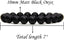 Natural Matt Black Agate Gemstones Healing 10mm Round Beads Elastic Stretch Beaded Bracelet 7inch Unisex