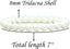 Natural Tridacna shell Gemstone 8mm Round Beads Stretch Bracelet 7inch Unisex
