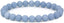 Natural Matte Angelite Gemstone 8mm Round Beads Stretch Bracelet 7 Inch Unisex