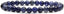 Angelstones Natural Blue Sodalite Gemstone 6mm Round Beads Stretch Bracelet 7inch Unisex