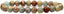 Natural Serpentine Gemstone 8mm Round Beads Stretch Bracelet 7inch Unisex