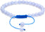 Natural AA Grade Blue Lace Agate Gemstone 6mm Round Beads Adjustable Bracelet 7inch Unisex