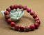 Angelstones Rose Sea Sediment Jasper Genuine Semi-Precious Gemstones Healing 10mm Beaded Stretch Bracelet 7inch Unisex