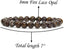 Natural Fire Lace Opal Gemstone 8mm Round Beads Elastic Bracelet 7inch Unisex