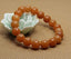 Angelstones Natural Orange Aventurine Genuine Semi-Precious Gemstones Healing 10mm Beaded Stretch Bracelet 7inch Unisex
