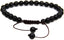 Natural A Grade Black Tourmaline Gemstone 6mm Round Beads Adjustable Bracelet 7inch Unisex
