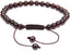 Natural A Grade Red Garnet Gemstone 6mm Round Beads Adjustable Bracelet 7inch Unisex