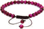 Natural A Grade Rose Tiger Eye Gemstone 6mm Round Beads Adjustable Bracelet 7inch Unisex
