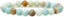 Natural Multicolor Amazonite Gemstone 8mm Round Beads Stretch Bracelet 7inch Unisex
