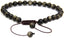 Natural AA Grade Golden Obsidian Gemstone 6mm Round Beads Adjustable Bracelet 7inch Unisex