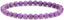 Angelstones Natural A Grade Lavendar Phosphosiderite Gemstone 6mm Round Beads Stretch Bracelet 7inch Unisex