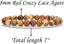 Natural Red Crazy Lace Agate Gemstone 8mm Round Beads Stretch Bracelet 7inch Unisex