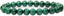 Natural AA Grade Malachite Gemstone 8mm Round Beads Stretch Bracelet 7inch Unisex