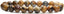 Venus Jasper Gem Semi Precious Gemstone 8mm Ball Beads Stretch Bracelet 7inch Unisex