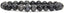 Larvikite Gem Semi Precious Gemstone 8mm Ball Beads Stretch Bracelet 7inch Unisex