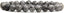 Natural Gray Picture Jasper Gemstone 8mm Ball Beads Stretch Bracelet 7inch Unisex