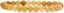 Angelstones Natural Multicolor Yellow Jade Gemstone 6mm Round Beads Stretch Bracelet 7inch Unisex