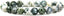 Natural Tree Agate Gemstone 8mm Round Beads Stretch Bracelet 7inch Unisex