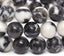 Natural Zebra Jasper Gemstone 10mm Round Beads Stretch Bracelet 7 Inch Unisex