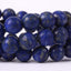 Natural Matt Lapis Lazuli Gemstone 8mm Round Beads Stretch Bracelet 7 Inch