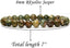 Natural Rhyolite Jasper Gemstone 8mm Round Beads Stretch Bracelet 7inch Unisex
