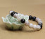 Darral Dendrite Agate Gem Semi Precious Gemstone 8mm Ball Beads Stretch Bracelet 7inch Unisex