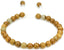 Angelstones Handmade Gemstone 6mm Matt Woodgrain stone Round Beads Adjustable Braided Macrame Tassels Chakra Reiki Bracelets 7-9 inch Unisex
