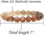 Angelstones Natural Multicolor Sunstone Genuine Semi Precious Gemstones Healing 10mm Beaded Stretch Bracelet 7inch Unisex