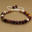Natural Mookaite Jasper Gemstone 6mm Round Beads Adjustable Bracelet 7inch Unisex