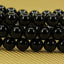 Natural Black Tourmaline Gemstone 8mm Round Beads Stretch Bracelet 7inch Unisex