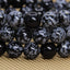Angelstones Natural Snowflake Obsidian Genuine Semi-Precious Gemstones Healing 10mm Beaded Stretch Bracelet 7inch Unisex