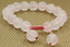 Angelstones Handmade Gemstone 10mm Matt Rose Quartz Round Beads Adjustable Braided Macrame Tassels Chakra Reiki Bracelets 7-9 inch Unisex